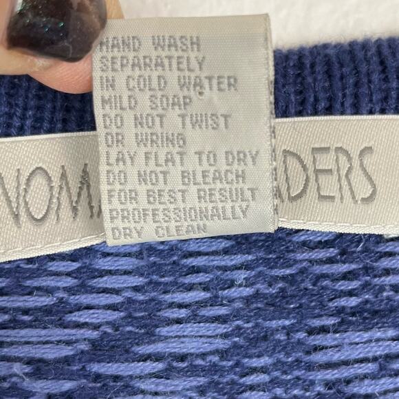 Vintage Nomadic Traders Cardigan Sweater Floral Roses Cottagecore Boho Y2K Large - Picture 9 of 9